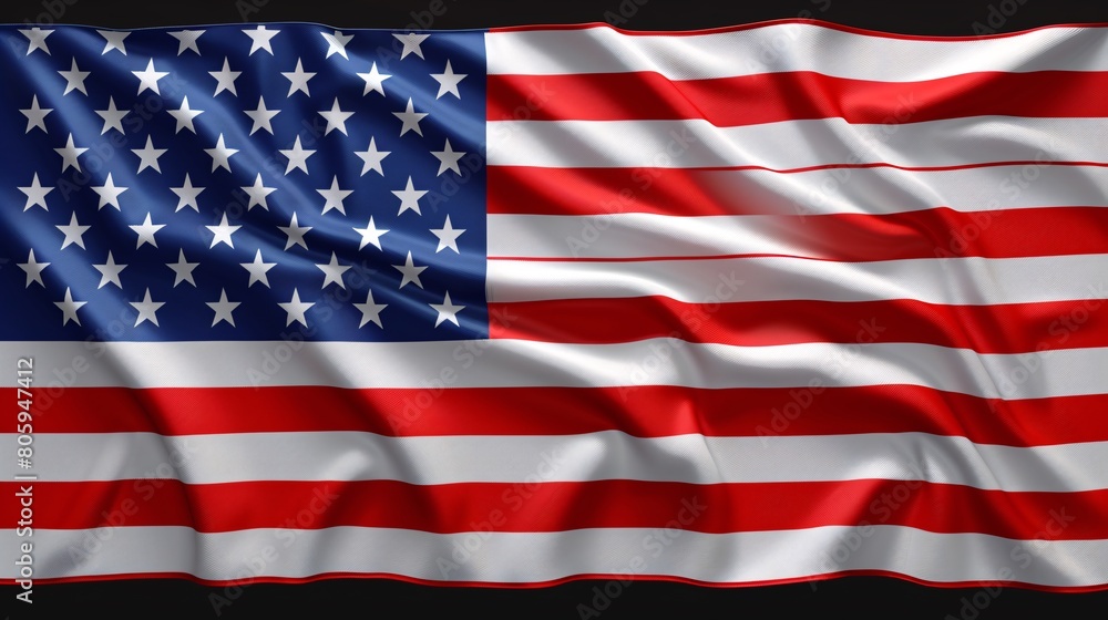 American Flag Wave Close Up for Memorial Day or 4th of July American Flag Wave Close Up for Memorial Day or 4th of July