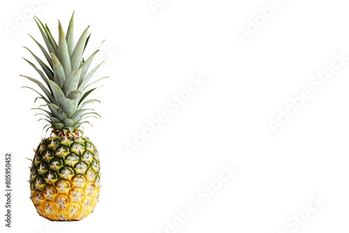Fresh Pineapple Isolated on a Transparent Background