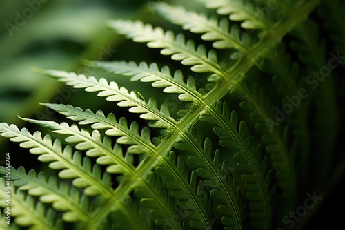 Macro shot of the texture of a fern frond.