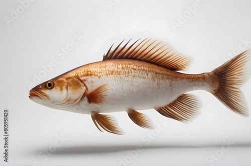 A goldfish isolated on a white background. F for fish. High qulity photo