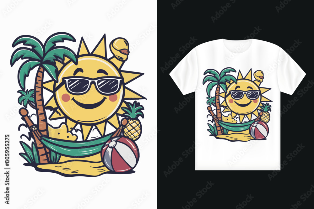 Summer t-shirt design, summer vacation t shirt design, beach vacation. Summer t-shirt design, summer vacation t shirt design, beach vacation.