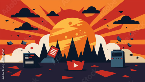 As the sun begins to shine again the aftermath of the media storm becomes visible – a manipulative and sensationalized media landscape tered with.