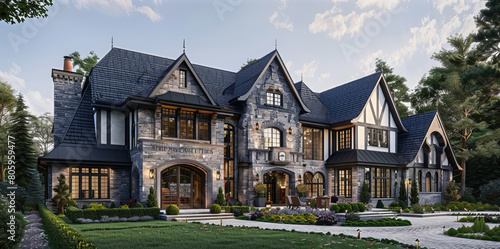 The Intricate Tudor Residence with Soaring Gables photo