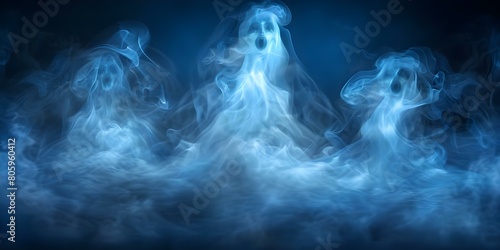 Associating Supernatural Entities Like Ghosts and Spirits with Apparitions. Concept Apparitions, Supernatural Entities, Ghostly Encounters, Spirit Passages, Paranormal Activities