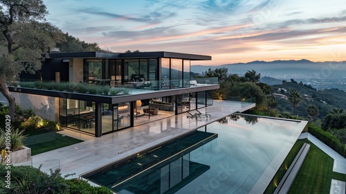 The Modern Glass House with Panoramic Views