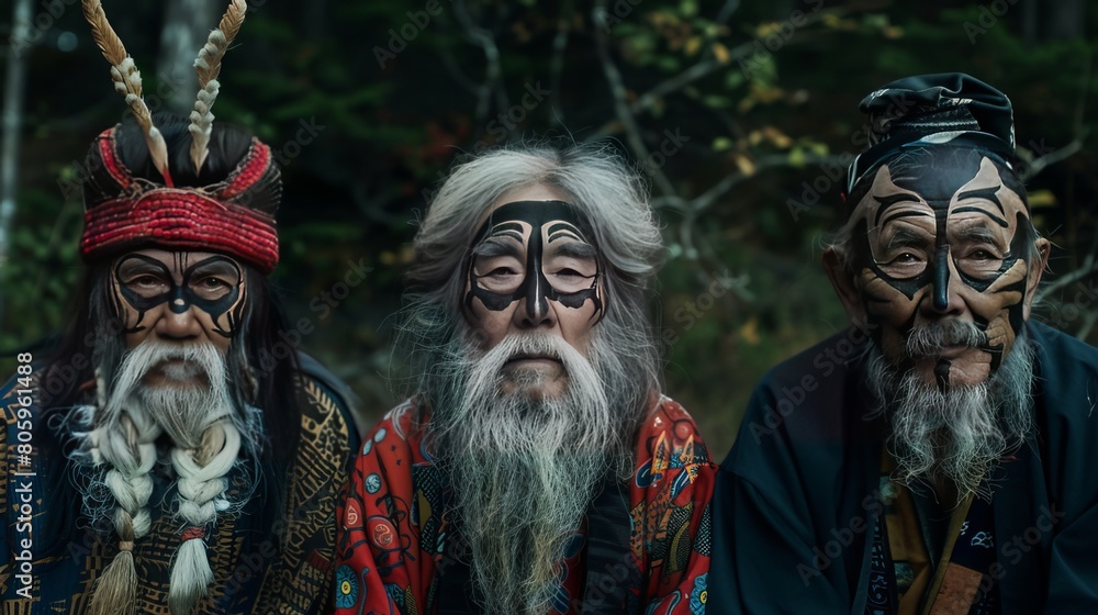 The Painted Faces of the Ainu: A Glimpse into the Culture of Japan's Indigenous People