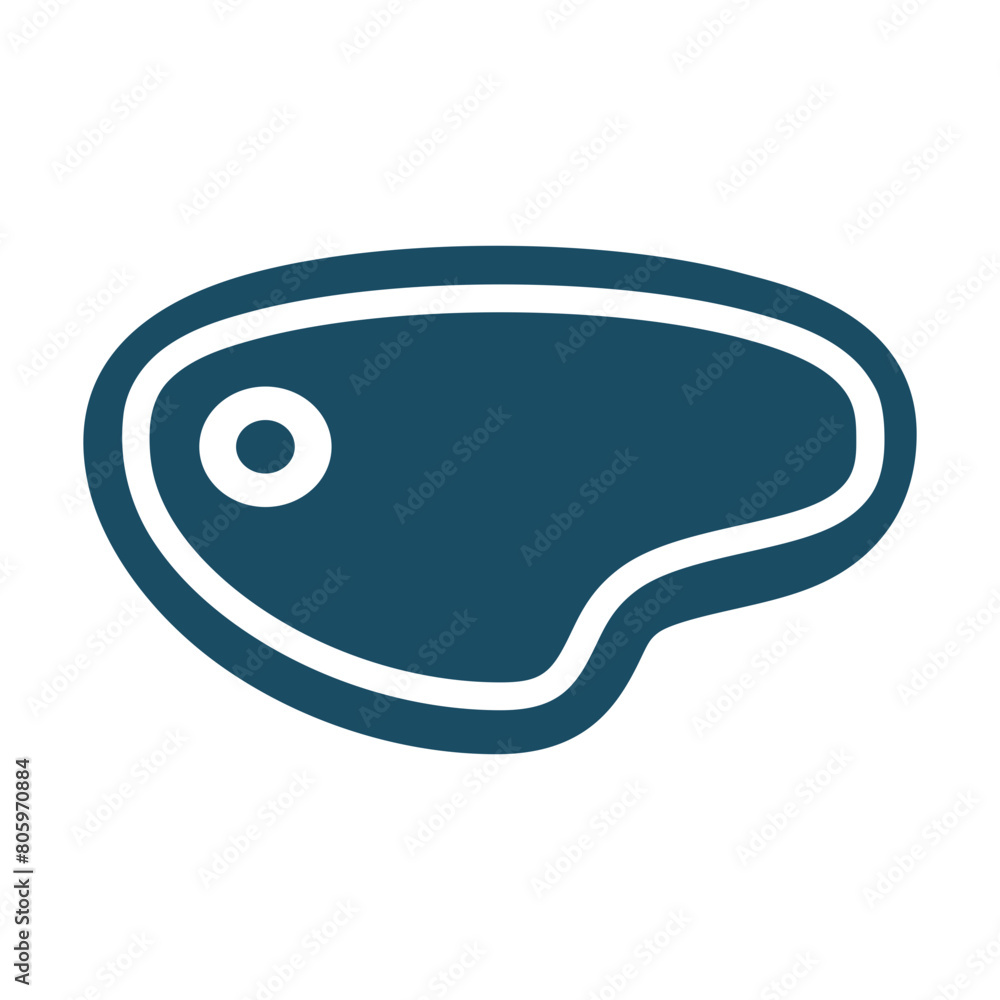 Meat, beef svg cut file. Isolated vector illustration. Meat, beef svg cut file. Isolated vector illustration.