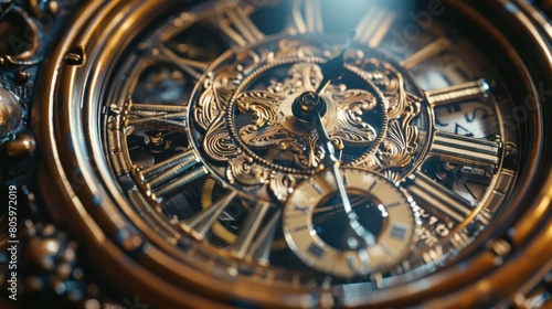 Wallpaper Mural Clock ticks, movements speak. Torontodigital.ca