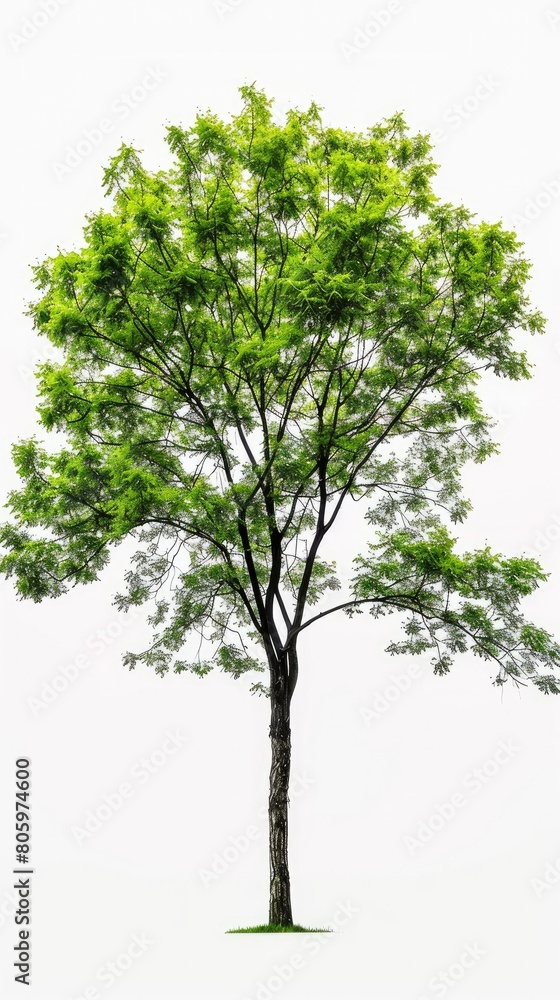 Serene Green Tree Illustration Serene Green Tree Illustration