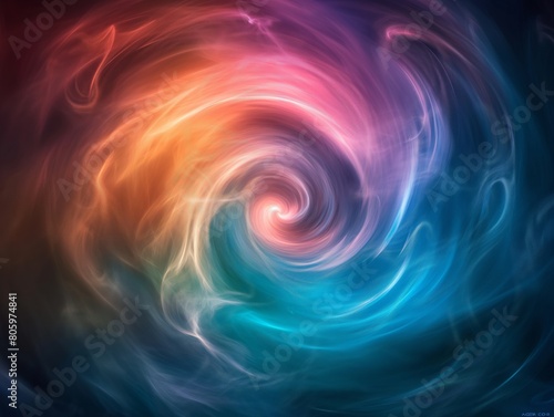 Vivid abstract swirl colors for dynamic and energetic concept visuals.