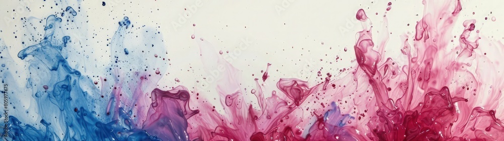 Dynamic abstract background with a mixture of red and blue oil paint strokes, can be utilized for printed materials such as brochures, flyers, and business cards. Dynamic abstract background with a mixture of red and blue oil paint strokes, can be utilized for printed materials such as brochures, flyers, and business cards.
