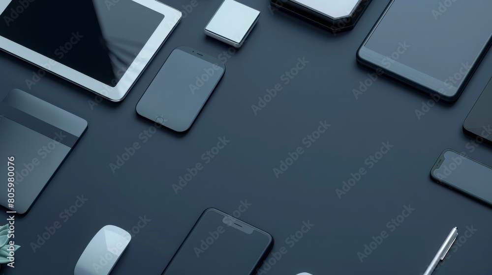 digital devices with background digital devices with background