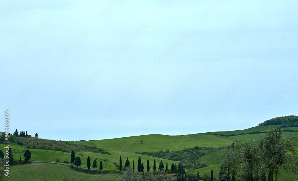 Toscana, paesaggio, Val D' Orcia, Italia, Tuscany, Italia, Italy Toscana, paesaggio, Val D' Orcia, Italia, Tuscany, Italia, Italy