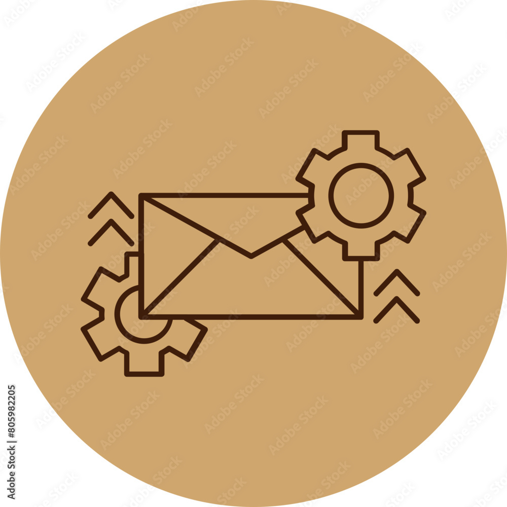 Marketing Automation Icon Marketing Automation Icon