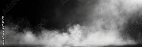 Smoke black ground fog cloud floor mist background steam dust dark white horror overlay. Ground smoke haze night black water atmosphere 3d magic spooky smog texture isolated transparent effect circle