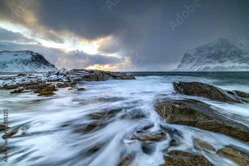Wallpaper Mural Sunset - Lofoten Torontodigital.ca