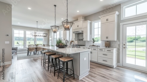 kitchen in a modern farmhouse