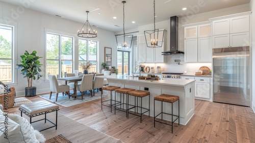 kitchen in a modern farmhouse