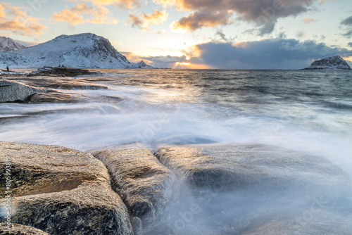 Stormy haukland - Lofoten