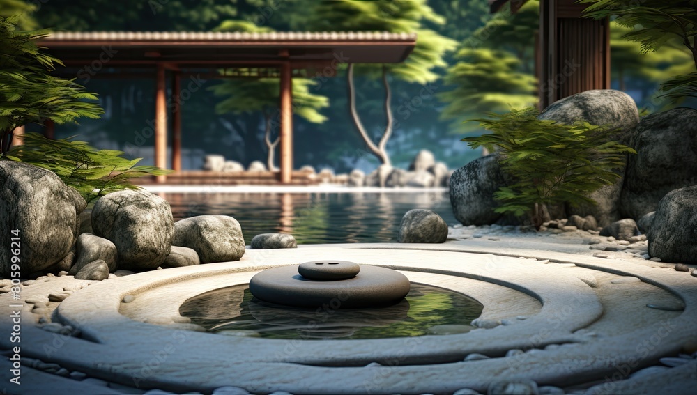 Zen Oasis: Contemporary Japanese Garden Design Exhibits Clean Lines and Stylish Decor