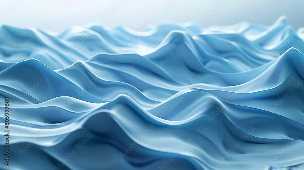 The image is a blue wave with a white background The image is a blue wave with a white background