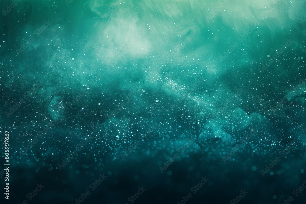 Emerald aqua grainy color gradient background glowing noise texture cover header poster design Emerald aqua grainy color gradient background glowing noise texture cover header poster design
