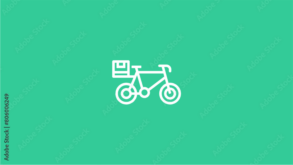 Bicycle simple design modern minimalis and eco transportation Bicycle simple design modern minimalis and eco transportation