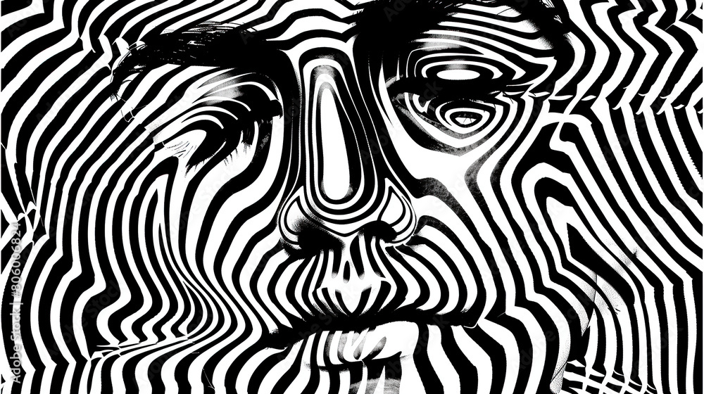 Creative portrait of a person Creative portrait of a person