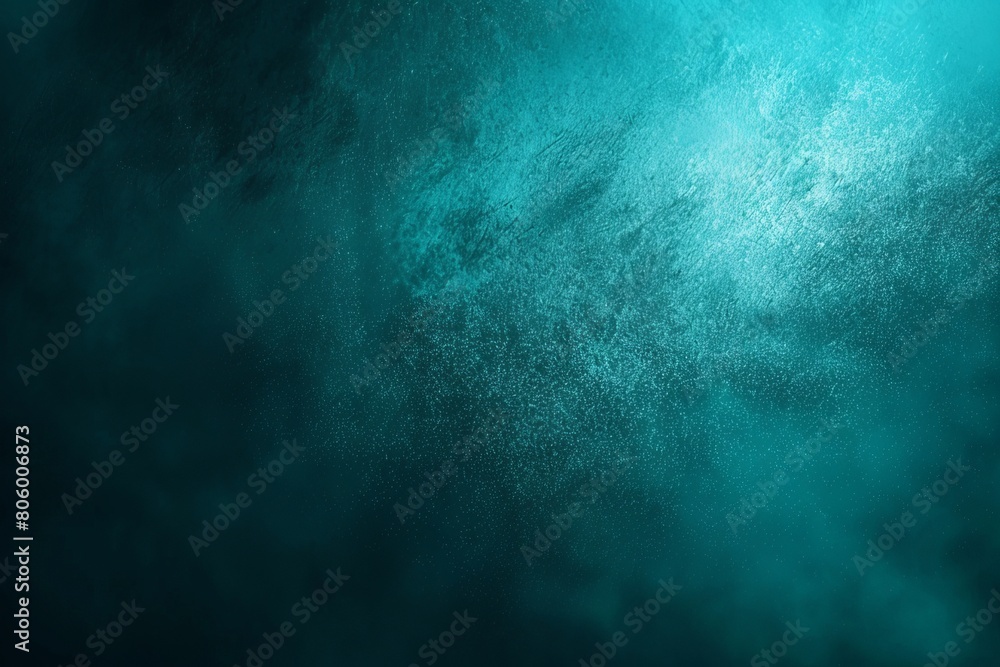 Hunter aqua grainy color gradient background glowing noise texture cover header poster design