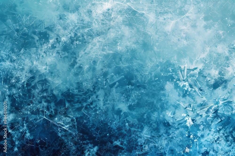 Ice blue grainy color gradient background glowing noise texture cover header poster design