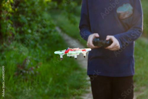 Childhood Joys of Technology: A Young Enthusiast Pilots a Drone
