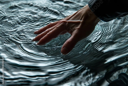 Ripples of Touch: Water's Surface Interaction