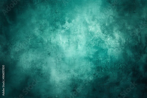 Jade aquamarine grainy color gradient background glowing noise texture cover header poster design