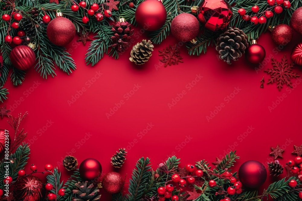 Christmas and New Year holidays background Christmas and New Year holidays background