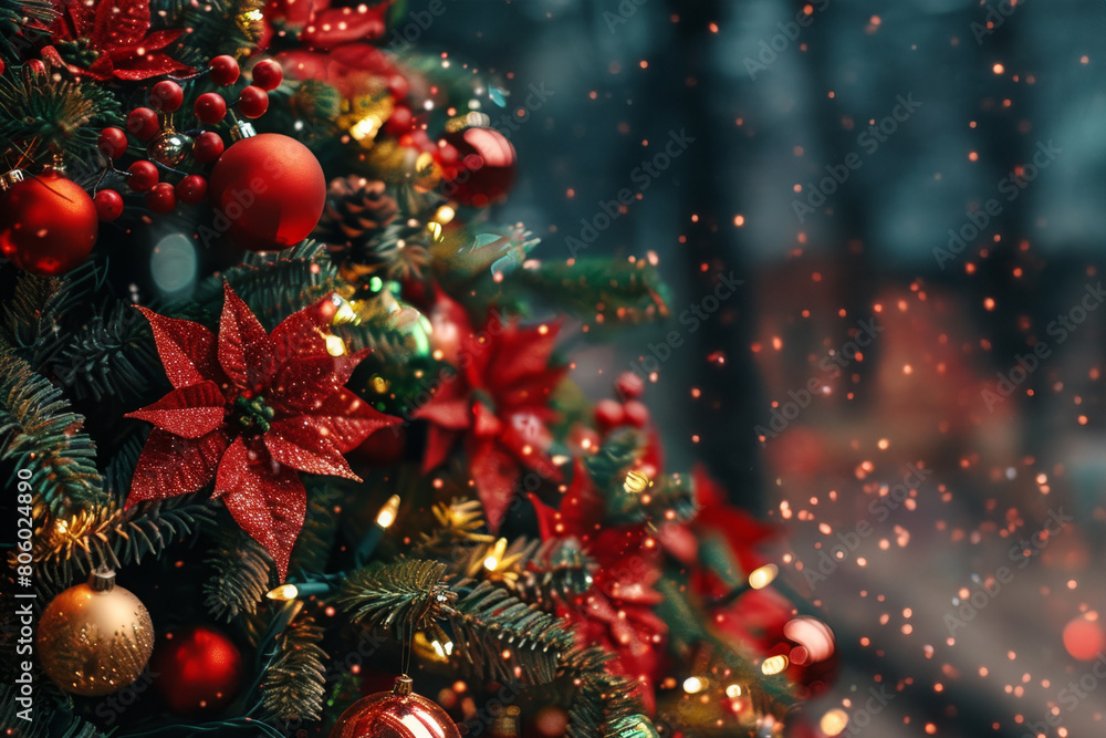 Christmas and New Year holidays background Christmas and New Year holidays background