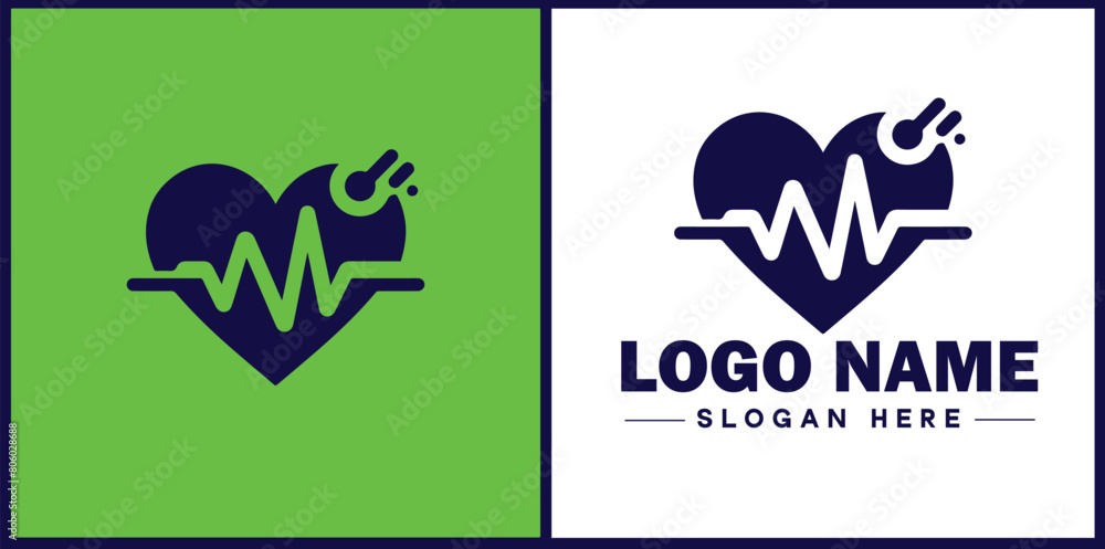 Heart with pulse icon Heartbeat icon Cardiogram symbol Pulse sign flat logo sign symbol editable vector Heart with pulse icon Heartbeat icon Cardiogram symbol Pulse sign flat logo sign symbol editable vector
