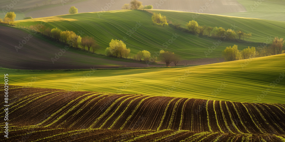Photo of an agricultural field Photo of an agricultural field