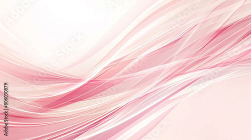 pink and white abstract background design with waves