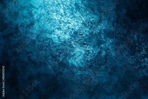 Ultramarine cyan grainy color gradient background glowing noise texture cover header poster design