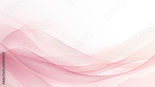 pink and white abstract background design with waves
