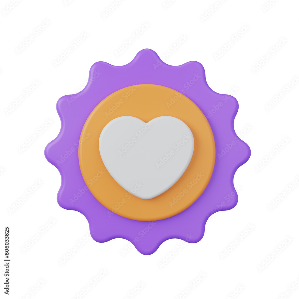 favorite 3d render icon favorite 3d render icon