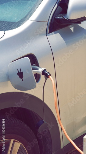 Sustainable Transport Choice Electric Vehicle Charging photo