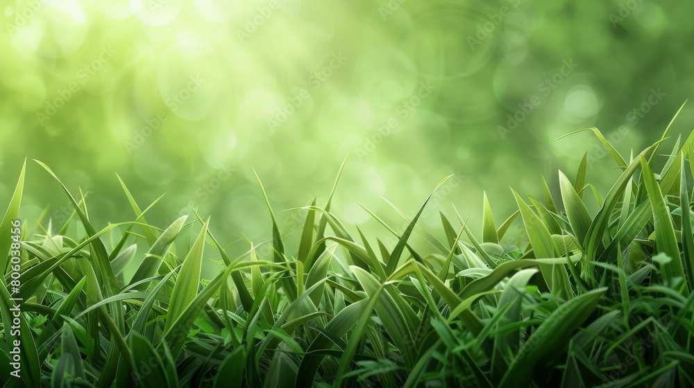 Obraz premium Evergreen Beauty: Green Leaf Nature Background for Wallpaper