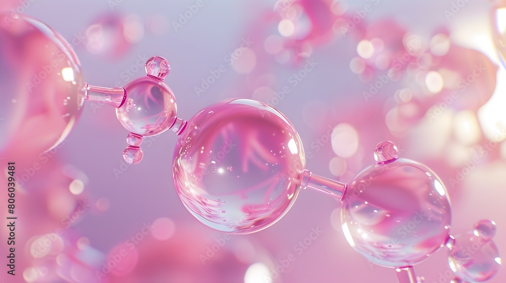 Ingredients for facial cleansing foam and facial cleansing gel for product advertising. Ingredients for facial cleansing foam and facial cleansing gel for product advertising.