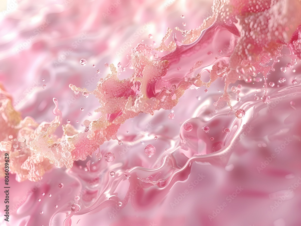 Ingredients for facial cleansing foam and facial cleansing gel for product advertising. Ingredients for facial cleansing foam and facial cleansing gel for product advertising.