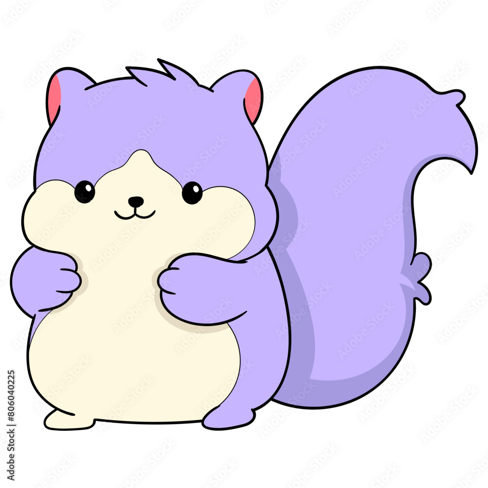 the fat purple squirrel was laughing alone the fat purple squirrel was laughing alone
