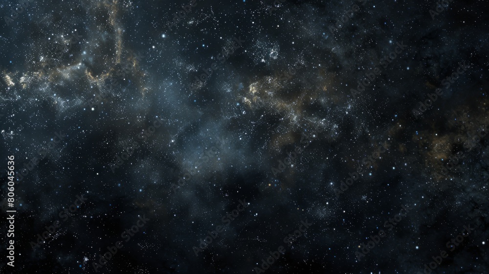 Obraz premium A breathtaking panorama of the Milky Way galaxy at night, showcasing the beauty of the cosmos