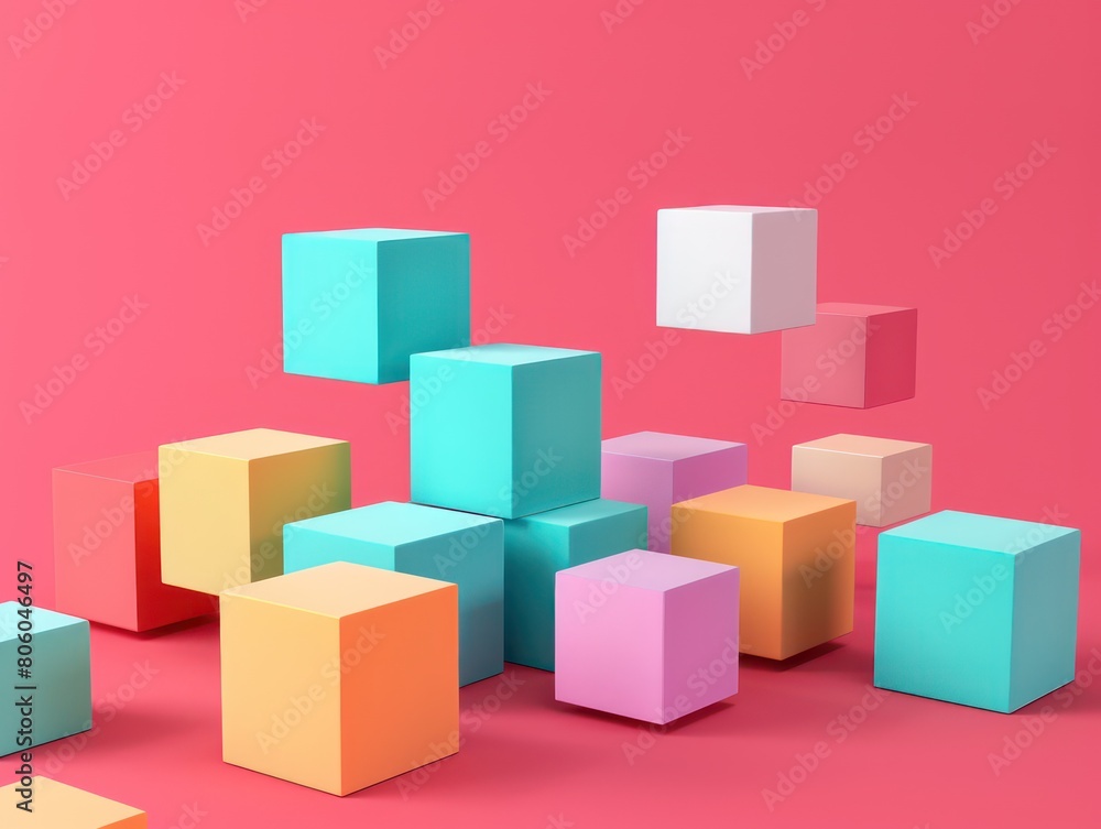 abstract cube 3D visualization software algorithm abstract cube 3D visualization software algorithm