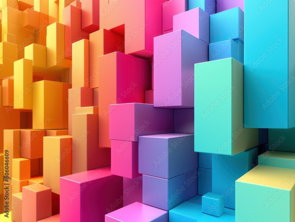 abstract cube 3D visualization software algorithm abstract cube 3D visualization software algorithm