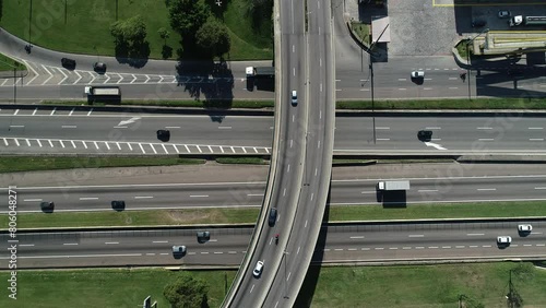 Aerial view of Presidente Dutra Road - São José dos Campos, São Paulo, Brazil